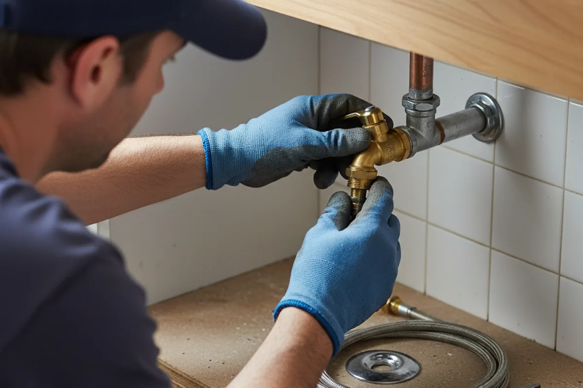 Shutoff valve and fitting work during Emergency Plumbing in Chapel Hill